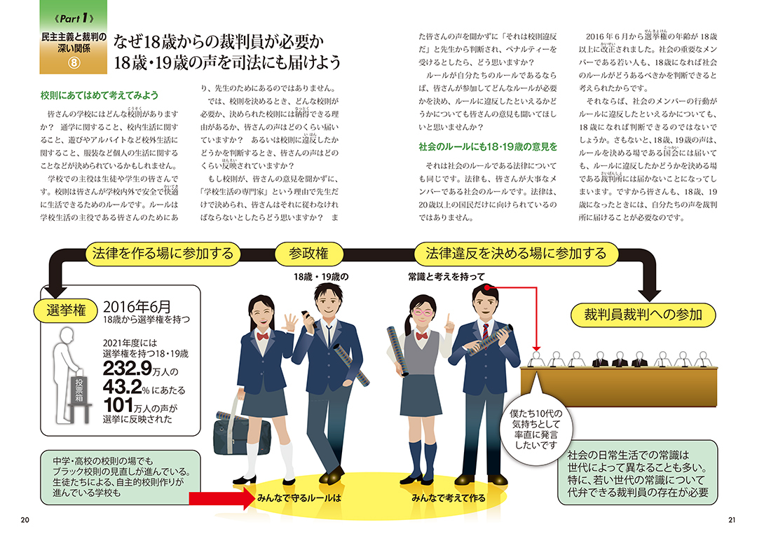 図解でわかる １４歳から知る裁判員裁判